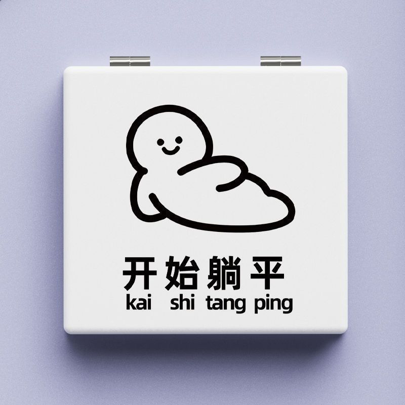 Lindo espejo pequeño Sanrio Kulomi espejo de maquillaje portátil de alto valor espejo de maquillaje portátil dormitorio de estudiantes espejo de maquillaje plegable