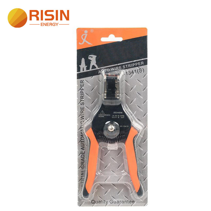 自动自调节电缆剥线钳压接端子切割工具光伏电缆拨线安装工具