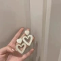 夏天镂空适合爱心大耳环