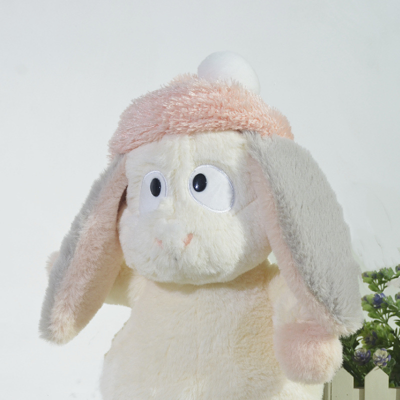 El Comercio exterior nuevo sombrero de esquí conejo muñeca conejo de peluche de juguete almohada para dormir regalo para niñas transfronteriza al por mayor