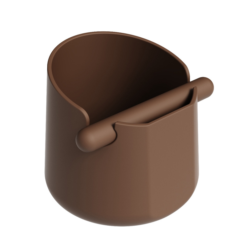 Caja de Golpes para Posos de Café de Silicona, Barra Desmontable, para Cafetería y Hogar