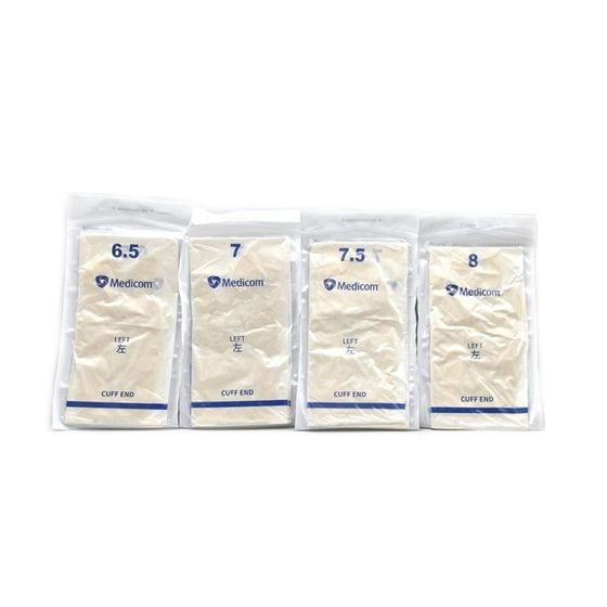 Dental Maicon Disposable Surgical Rubber Gloves Individually Packed Latex Gloves Powder Free