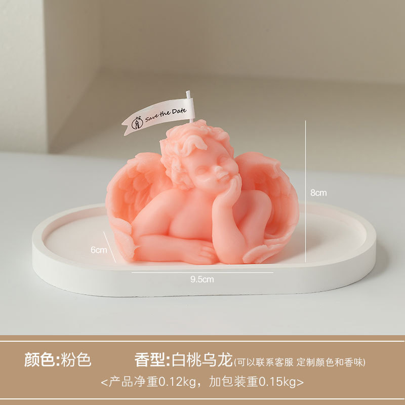 エンジェル香りキャンドル卸売ロマンチックな誕生日ギフトセットギフトボックス装飾装飾品 diy 香りキャンドル|undefined
