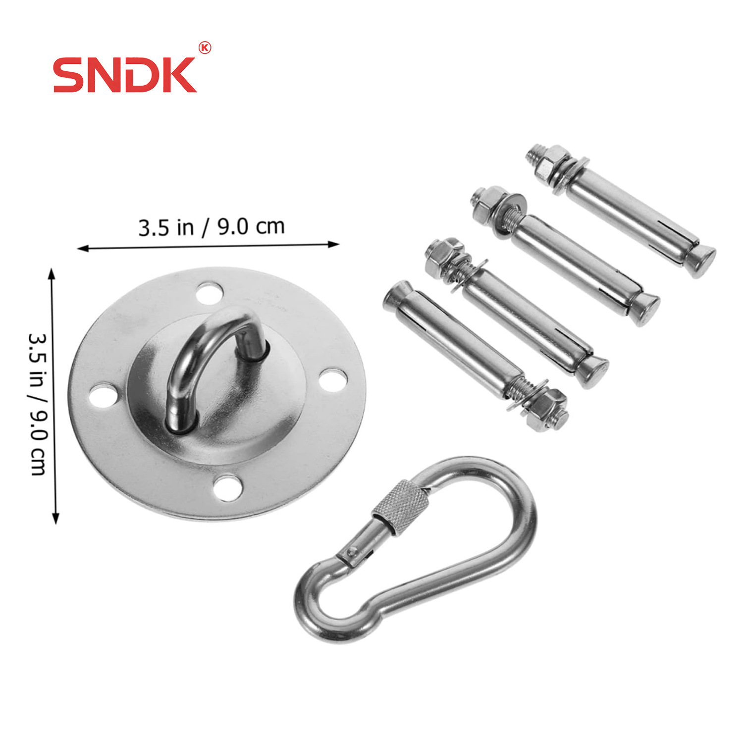 디스크 + 확장 + 아연 도금 스프링 후크