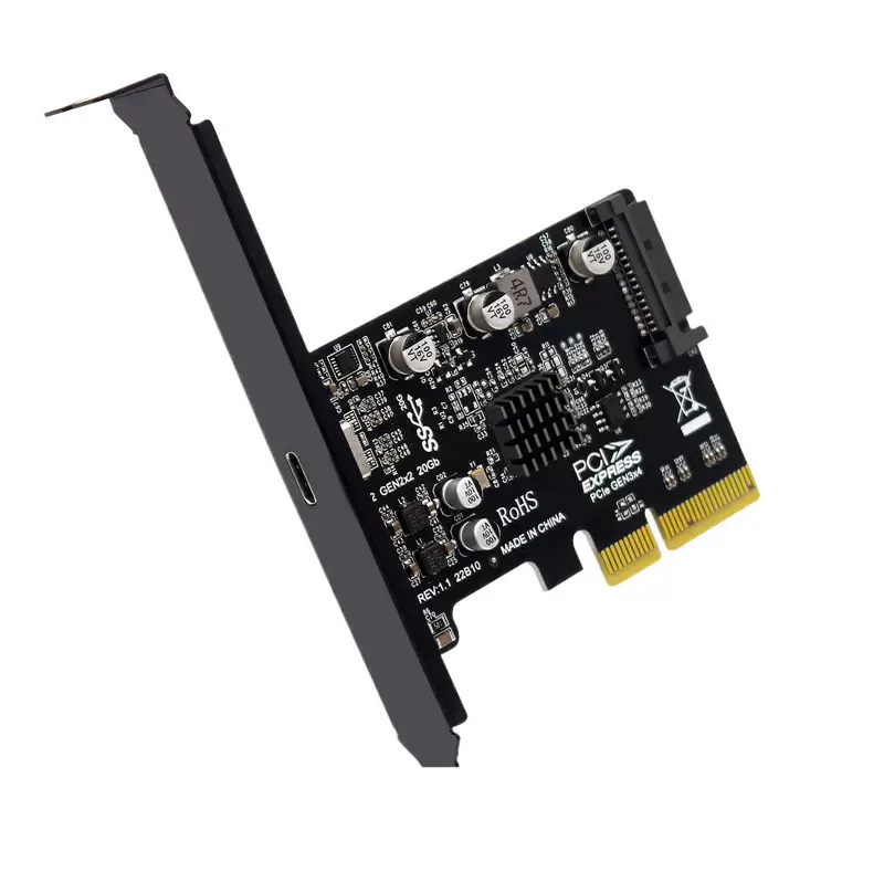 PTYPEC USB3.2Gen2 × 2 20Gbps -free extension transfer card ASM3242