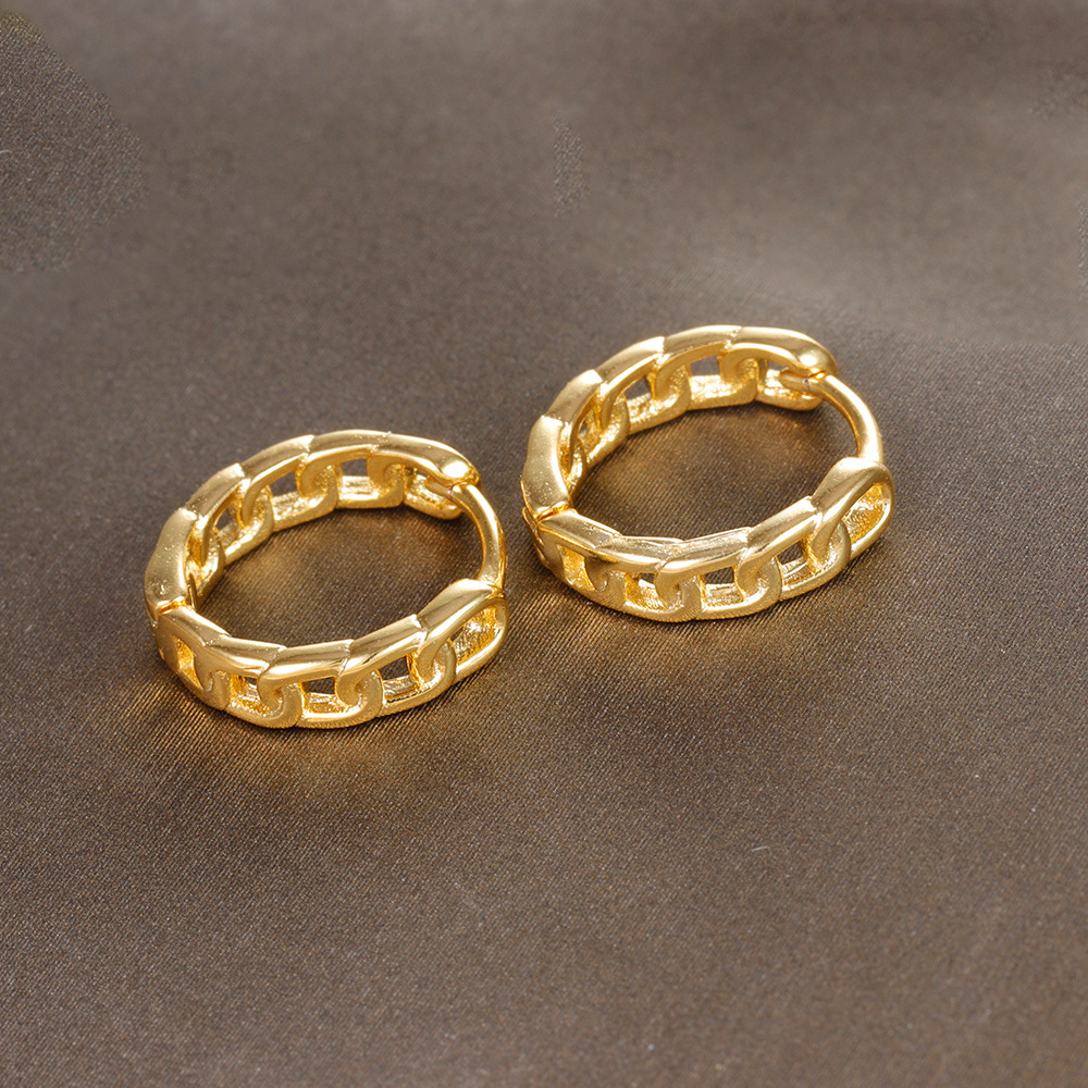 10g Weight Copper Ear Needle Material Zircon Inlay Material Charm Sleeper Hoop Earrings, Drop Earrings Classification 1 Pair Quantity Daily Occasion Copper Material Geometric Pattern Women's Gender Plating Design IG Style Style 1 Pair IG Style Geometric Plating Copper Zircon Drop Earrings 15