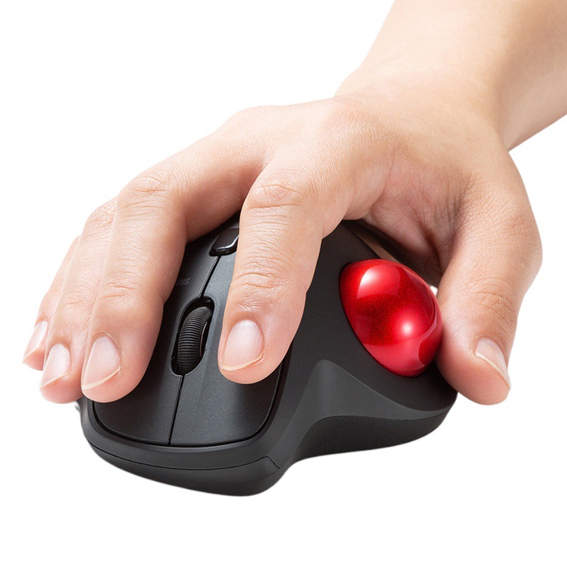 Japón SANWA trackball con cable inalámbrico Bluetooth mouse ergonómico 2.4 diseño láser adecuado para niños y niñas