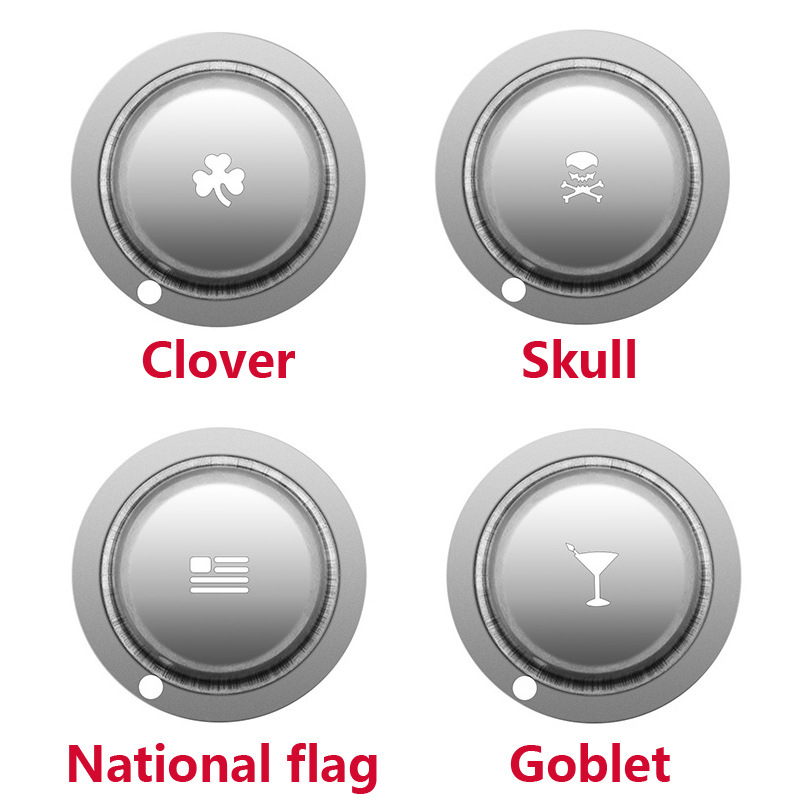 Herramienta de marcado marcador de golf de acero inoxidable patrón de Carta de Acción para adultos DIY pluma de marcado