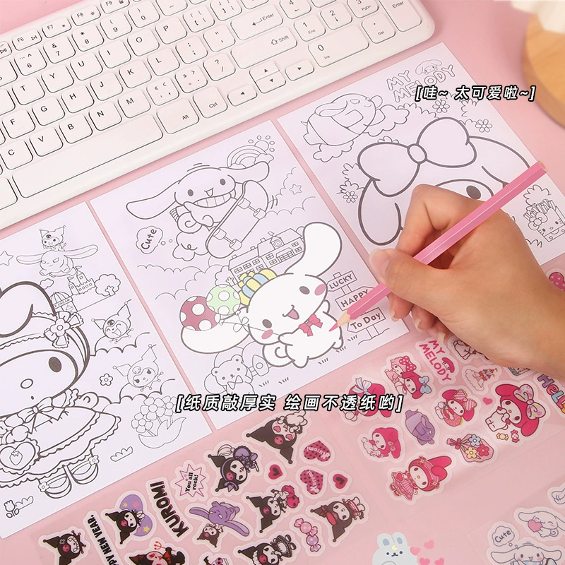 Мультфильм милый наклейка, набор, креативная канцелярия, DIY