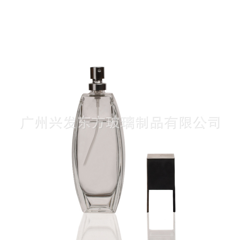 厂家玻璃包装 25ml50ml高白料香水瓶 高档卡口喷雾玻璃瓶透亮