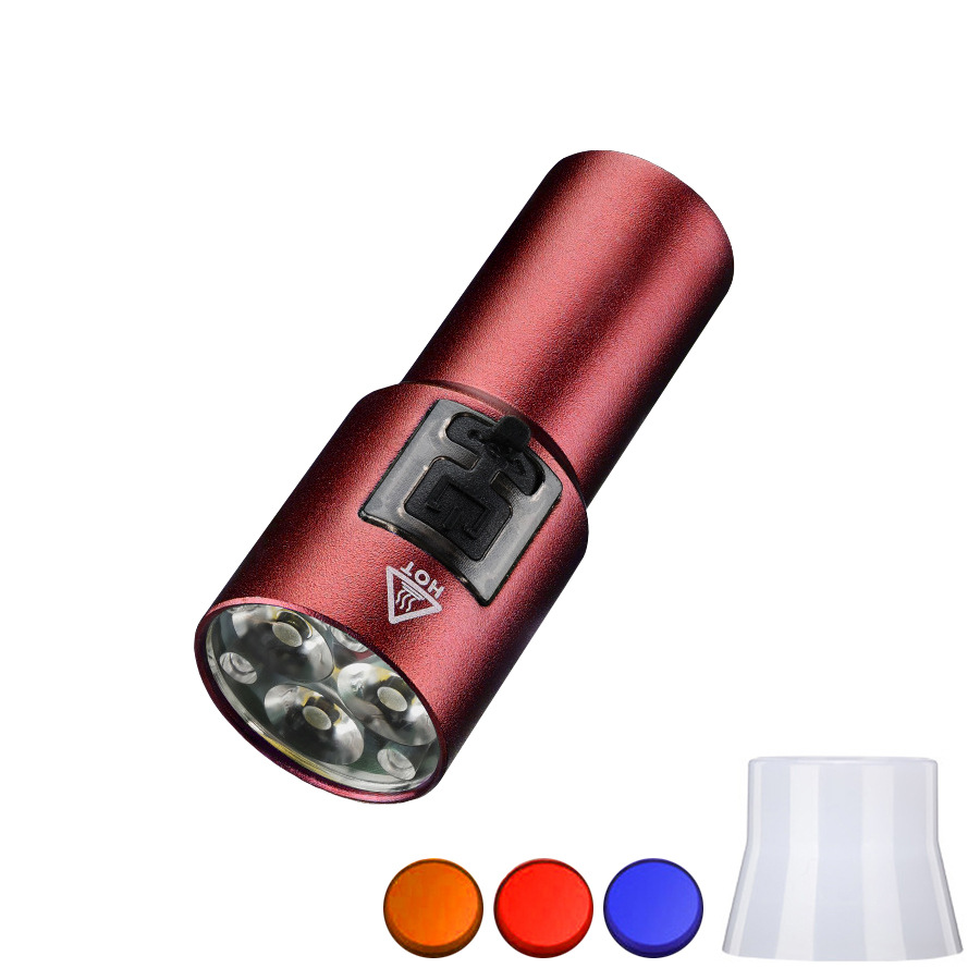 Lintera de luz de alta intensidad al aire libre compacta y portátil de larga duración zoom atenuación superbrillante iluminación de linterna led