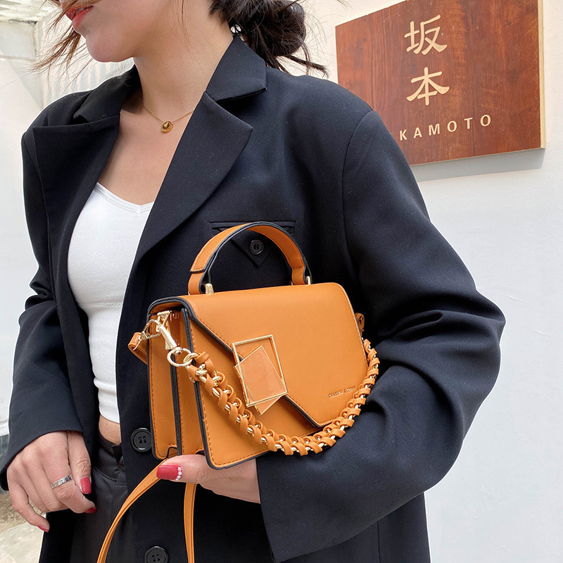 Cross-Border Trendy Fashion Small Square Bag for Women 2026 New Style Simple Shoulder Crossbody Bag Niche Texture Chain Handbag Cross-Border Trendy Fashion Small Square Bag for Women 2026 New Style Simple Shoulder Crossbody Bag Niche Texture Chain Handbag