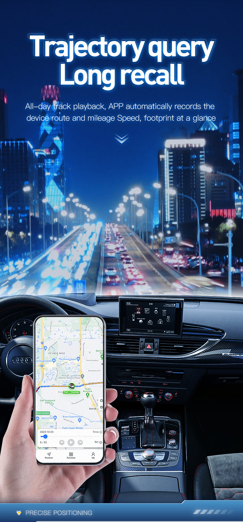 Cross-border best-selling GPS tracker: anti-loss device for the elderly and children, car anti-theft GPS tracker, pet GPS tracker