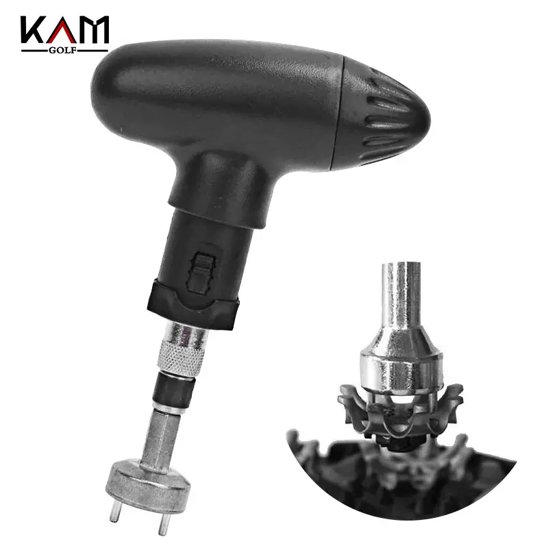 高尔夫拔钉器球鞋钉安装拆卸扳手正反旋转安装器高尔夫鞋钉固定器