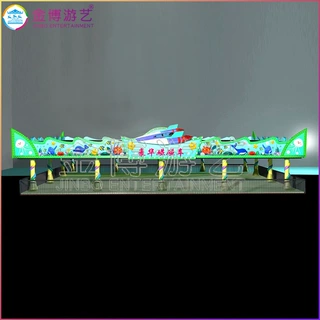 休闲娱乐设施豪华地网碰碰车 无天网碰碰车公园亲子游乐项目