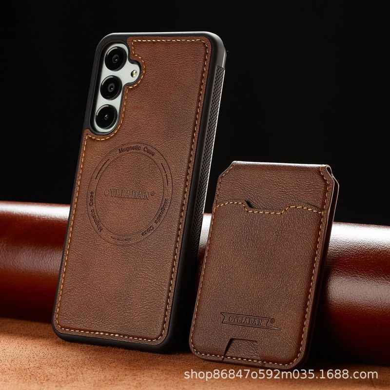 Samsung Galaxy S シリーズおよび A シリーズ用の 2 in 1 取り外し可能なウォレット ケース ワイヤレス充電|undefined