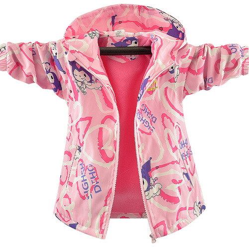 Women's 2024 Spring and Autumn New Warm Fleece Jacket Stylish Children's Windproof Coat Thin Fleece Winter and Autumn One-Piece Fleece Windbreaker
