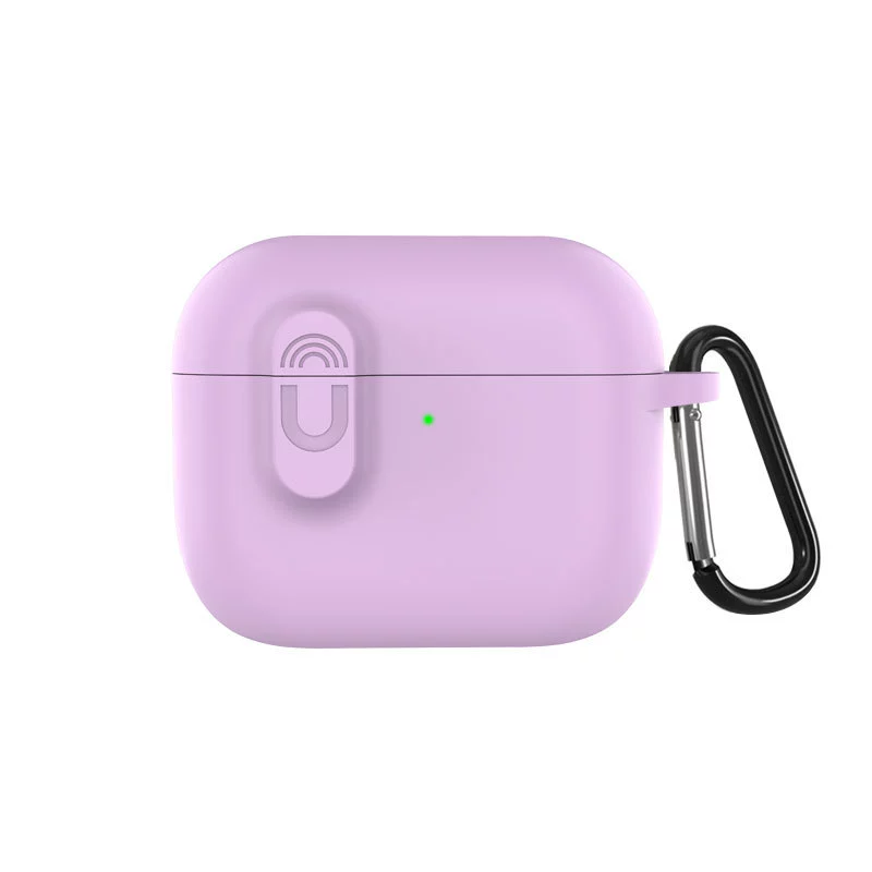 Apple, compatible silicone headphones, magnetic protective case