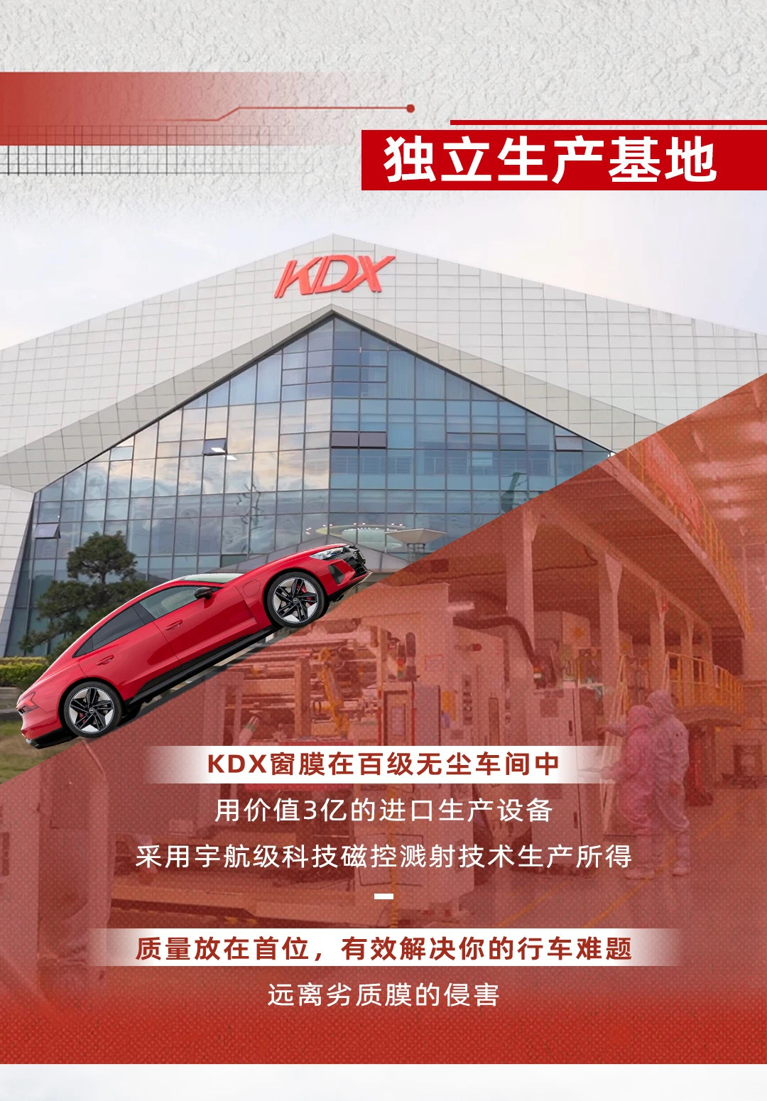 Kangdxin car heat insulation film KDX solar film glass explosion-proof high heat insulation skin film front block side block film wholesale