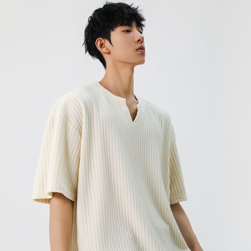 Fashionable summer short sleeve T-shirt for students