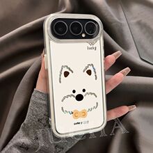 适用荣耀500pro手机壳艺术感卡通honor300情侣款200轻线条西高地