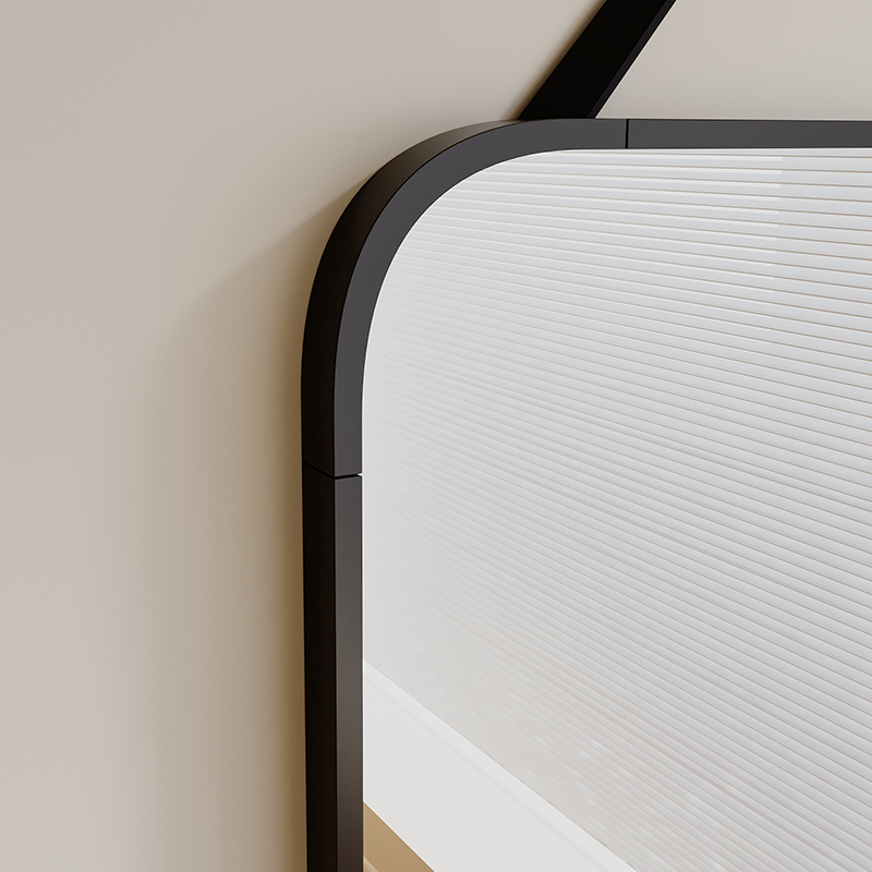 Espejo pegado a la pared espejo de piso de cuerpo completo automanchado espejo de cuerpo entero para el hogar