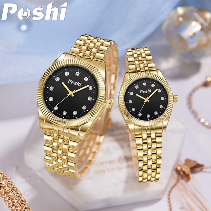Reloj de hombre moda casual luminoso reloj de cuarzo de mujer reloj de pareja Reloj transfronterizo europeo y americano en stock POSHI