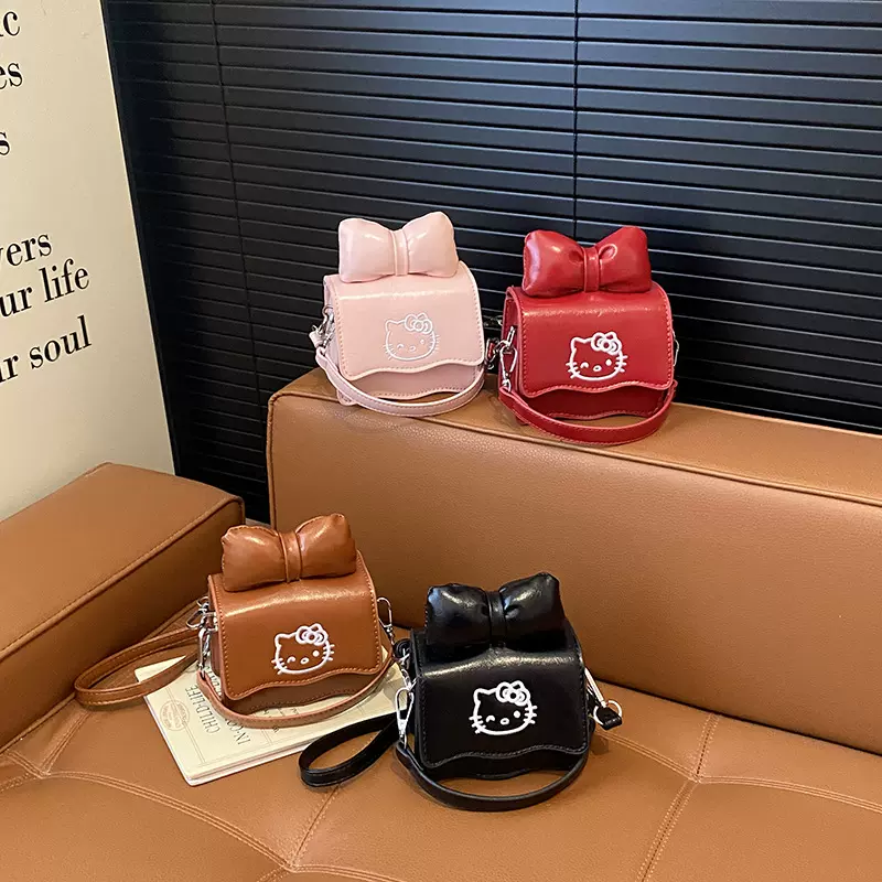 儿童包包2026新款可爱蝴蝶结斜挎包女童单肩包设计款公主零钱包女