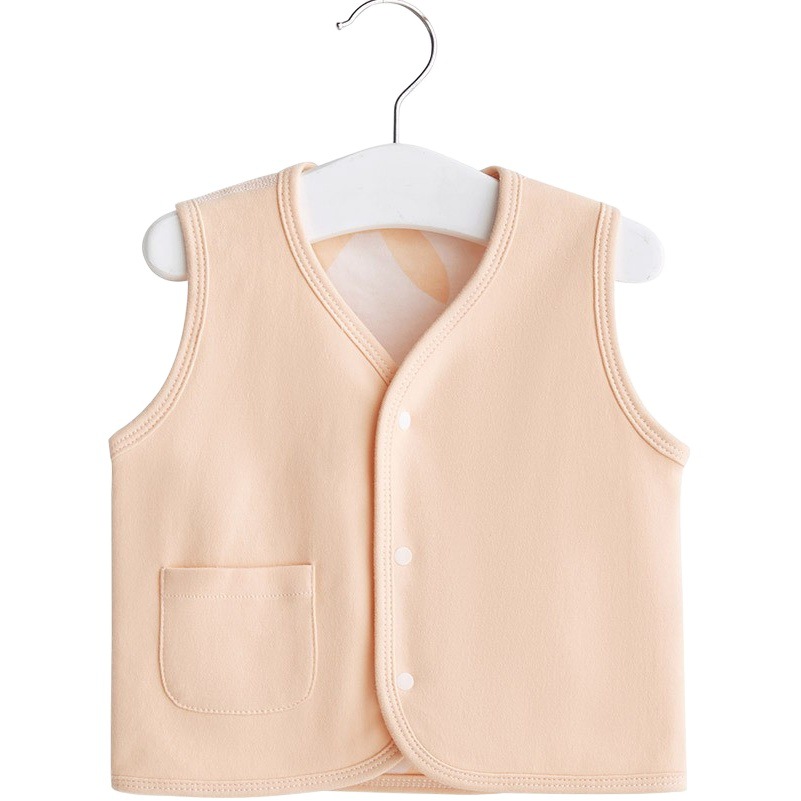 Chaleco para bebé para primavera y otoño, capa base fina para recién nacidos, niños y niñas, ropa exterior, chaleco infantil, chaleco de algodón puro para bebé.