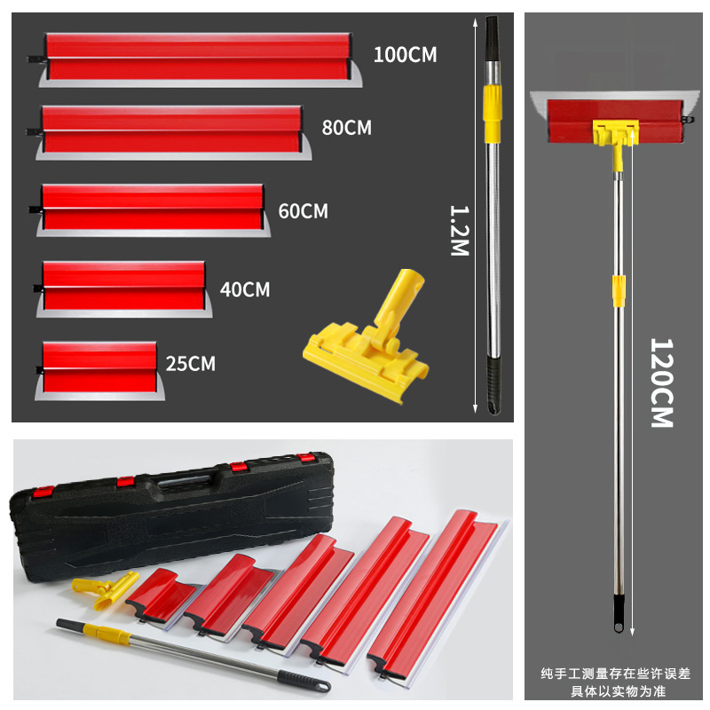 15cm-120cm raspador de masilla niveladora de acero inoxidable lote de masilla raspadora de polvo para limpiar la pared
