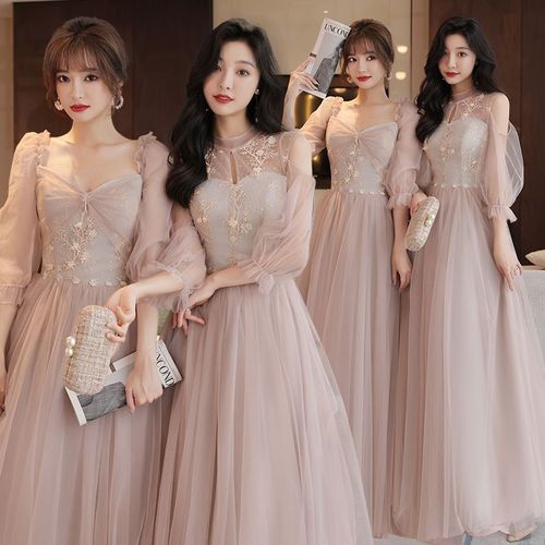 Ethereal Bridesmaid Dresses for Sisterhood: Sleek, Slimming, Minimalist, and Stunning—Perfect for Wedding Performances and the Bridal Party