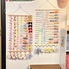 子供用ヘアクリップ収納神器掛け壁大容量ヘアアクセサリー展示棚赤ちゃんヘアクリップ壁掛け袋