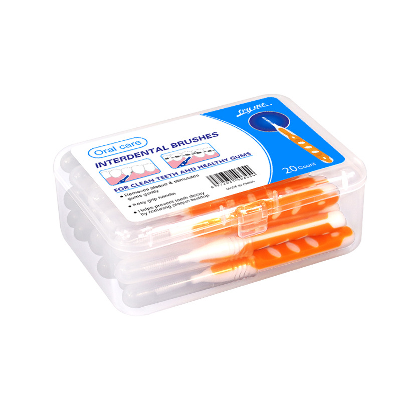 Cepillo Interdental Ortodóncico Set de 20 Limpieza Oral