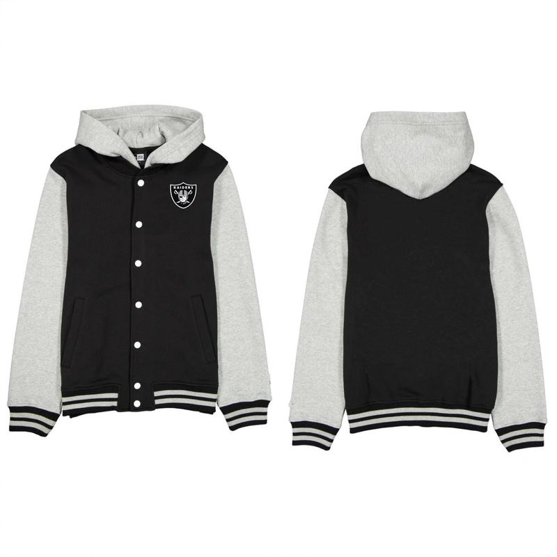 2025Nfl New Men's Button-Down Cardigan Hooded Sweatshirt Cross-Border European Size Men's Baseball Jacket Supports Customization