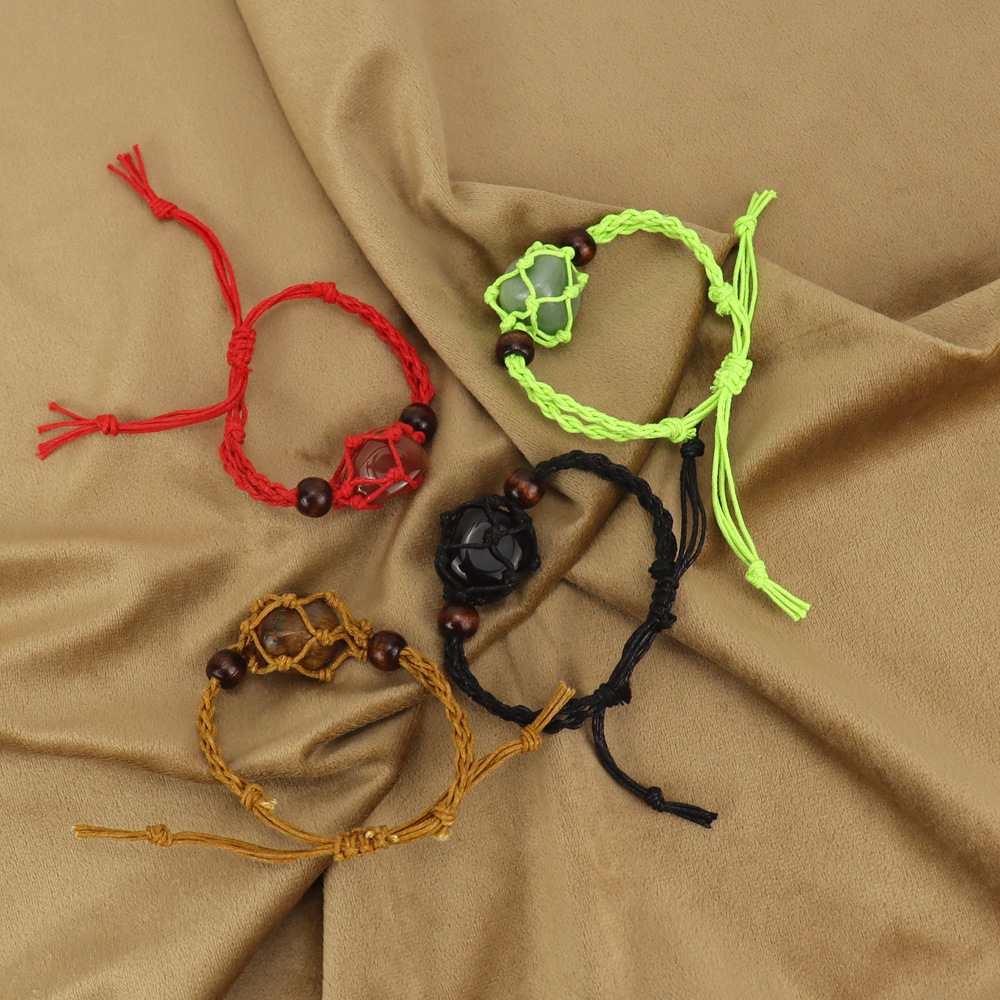 1 Piece Vacation Geometric natural stone Crystal rope Womenu0027S Bracelets