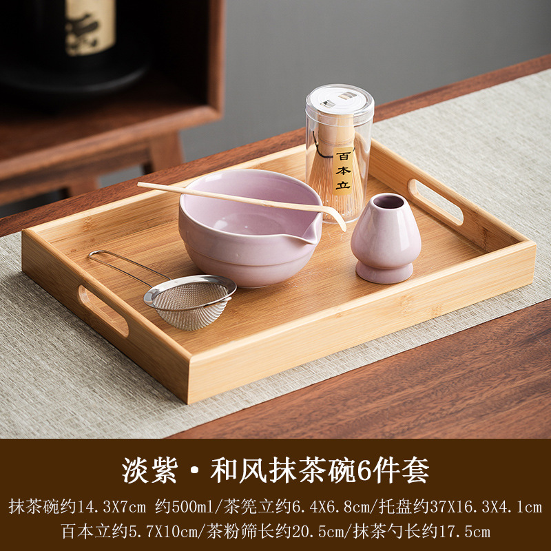 [청년페이스파우더] 망치배 말차그릇 6종세트