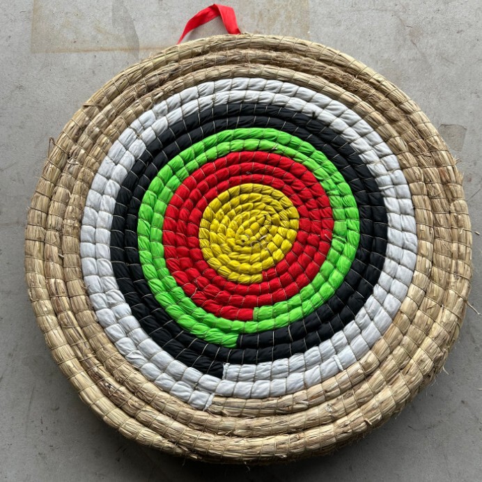 Imitation Ancient Grass Target for Archery Shooting, Target for Shooting Range, Dart Target, 50cm, Green Color, Thick 2- 6cm