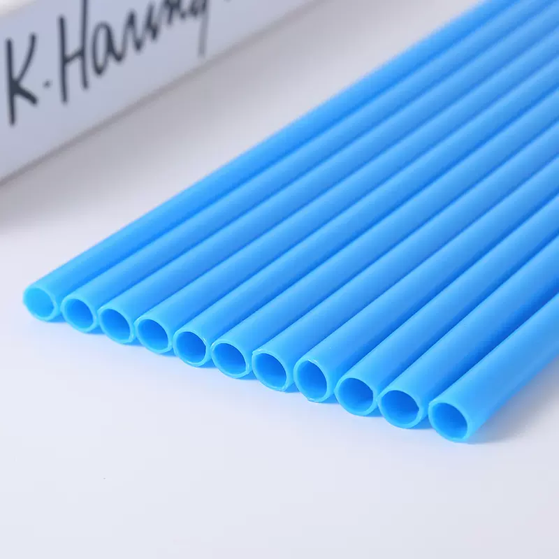 定制彩色管儿童玩具支撑管软管pp塑料管生活吸管加厚直管子批发