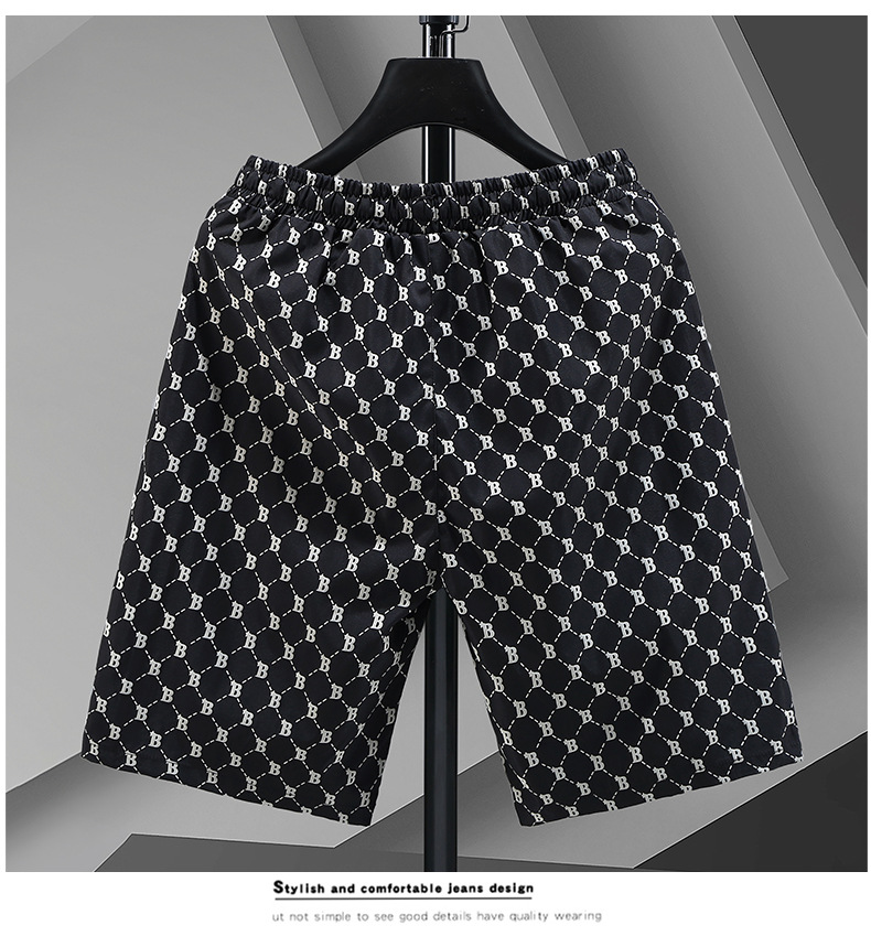 Short de sport court pour hommes, vêtements de plage, décontracté, course à pied, pantalon droit, tendance, été_voghion.com