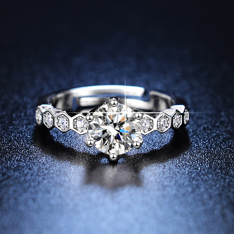 Honeycomb women's ring