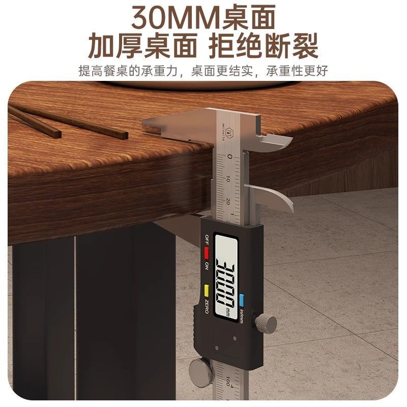 Chinese Large Round Dining Table 2025 New Round Dining Table Restaurant Table Hotel Table and Chair Combination 10-Person Commercial Table 4