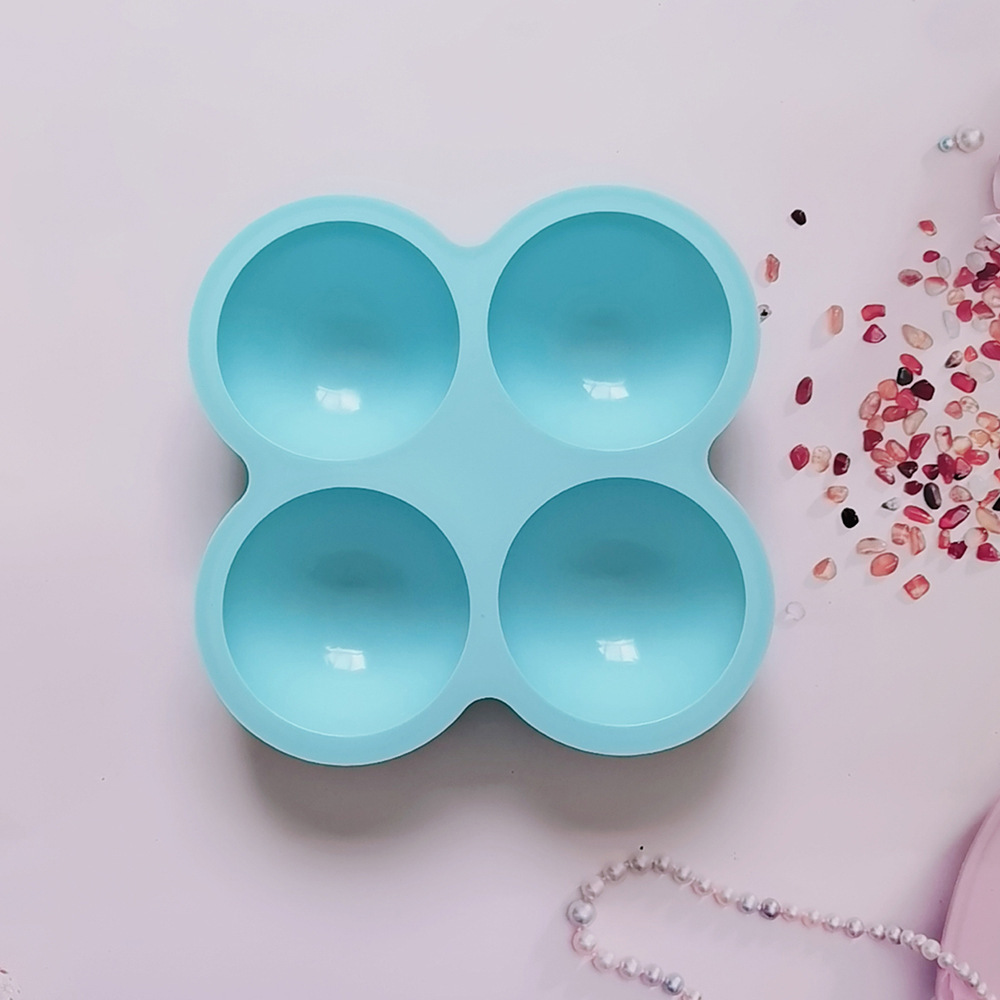 4 líneas 36 molde de silicona para pastel helado pudín molde de postre jabón utensilios de cocción