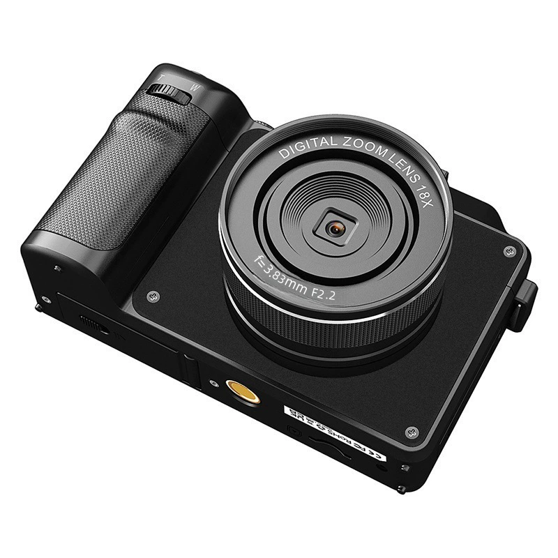 Англоязычная версия 4K HD 64МП ретро цифровая камера с HD-экраном, 18× зумом, антишоком, режимом "красота" X9
