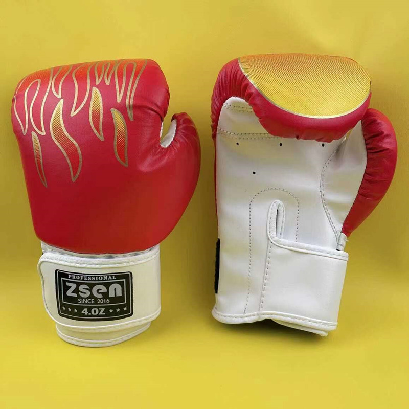 Guantes de boxeo para niños boxeo infantil boxeo de lucha bolsa de arena guantes de boxeo para el hogar juventud Sanda guantes de entrenamiento Zhisen cuerpo