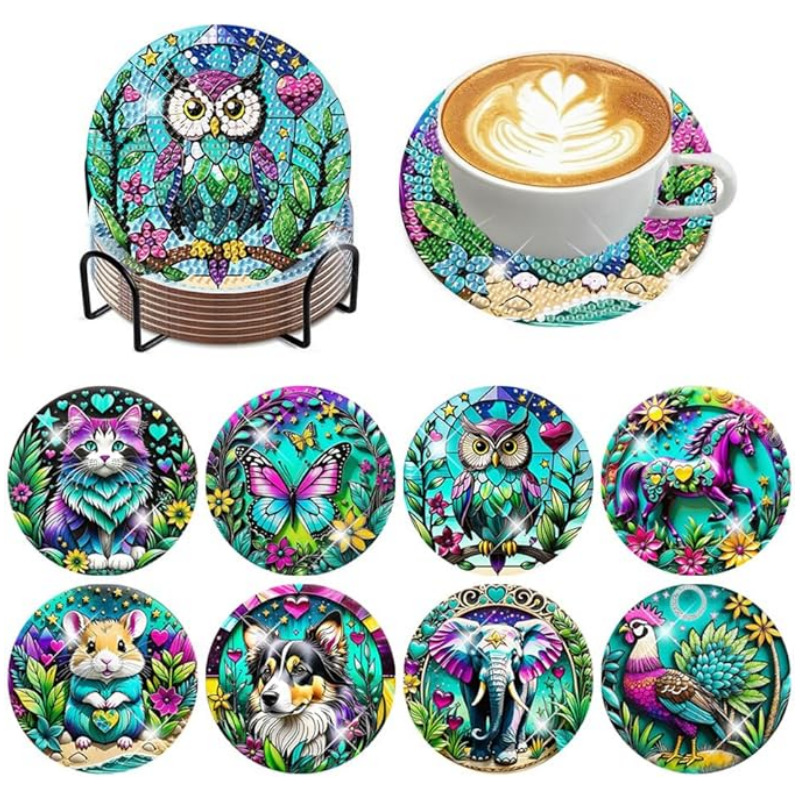 Transfronterizo para 5D pintura de diamantes artística cojín de taza creativo nuevo estilo de animación DIY pintura de diamantes decoración cojín de taza