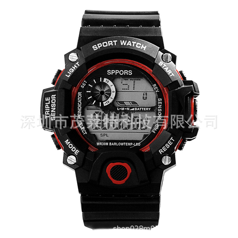 Comercio exterior nuevo estudiante deportes reloj electrónico impermeable moda infantil LED luminoso reloj electrónico al por mayor