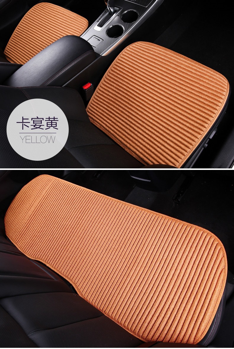 Suitable for car seat cushions, single-piece, universal for all seasons, buckwheat shell, Lavida rear seat summer cooling pad three-piece set