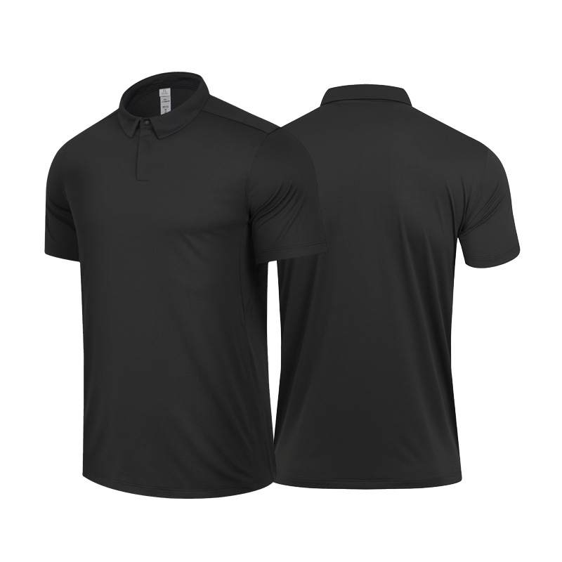 LULU nueva camisa de polo de tenis deportivo de secado rápido Golf ligero transpirable de manga corta hombres y mujeres al por mayor transfronteriza