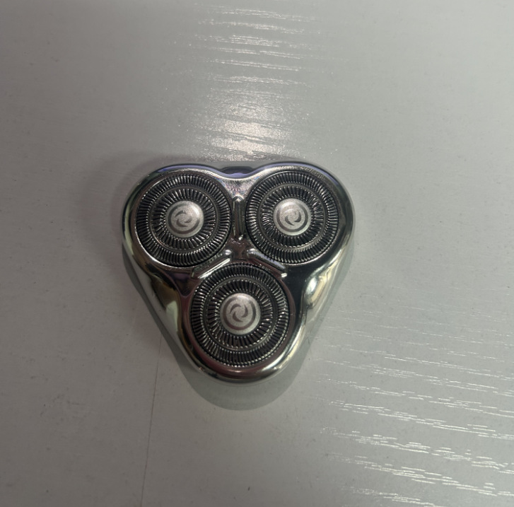 磁気吸着式替刃アクセサリー、電気シェーバー用三重環状アークカッティングメッシュ、在庫あり、シェービング用カッティングメッシュ