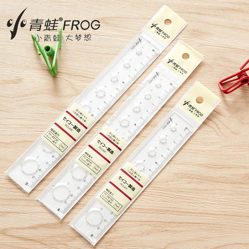 Small frog hole ruler with wavy line student 15cm18cm20cm plastic ruler transparent ruler student prizes Small frog hole ruler with wavy line student 15cm18cm20cm plastic ruler transparent ruler student prizes